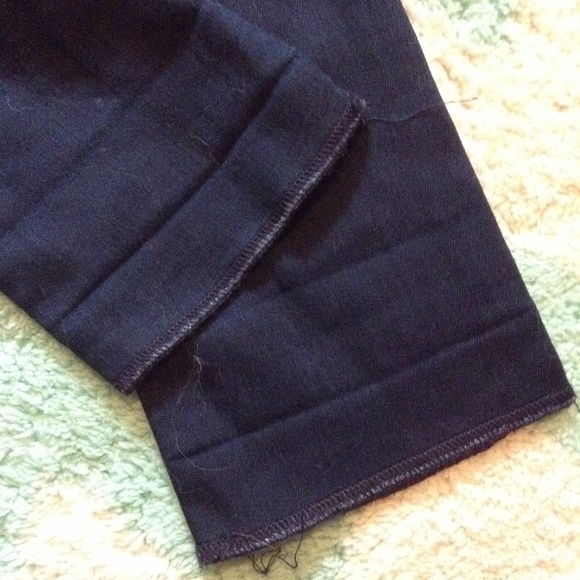 HUDSON dark bacara crop skinny cuffed jeans 27 - Picture 6 of 8